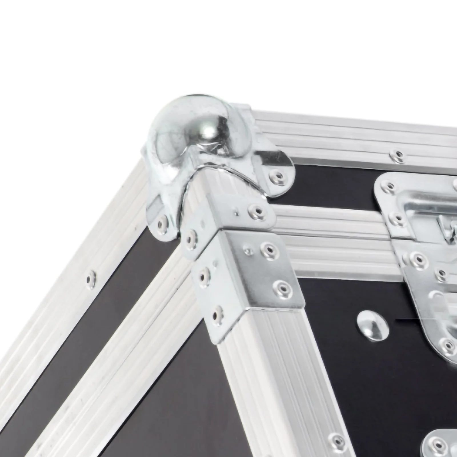 Protectores de esquina de caja de aviación, protectores de bordes de Metal cromado para cajas de vuelo, iluminación de escenario, cajas de altavoces, protección contra impactos, 10 Uds.