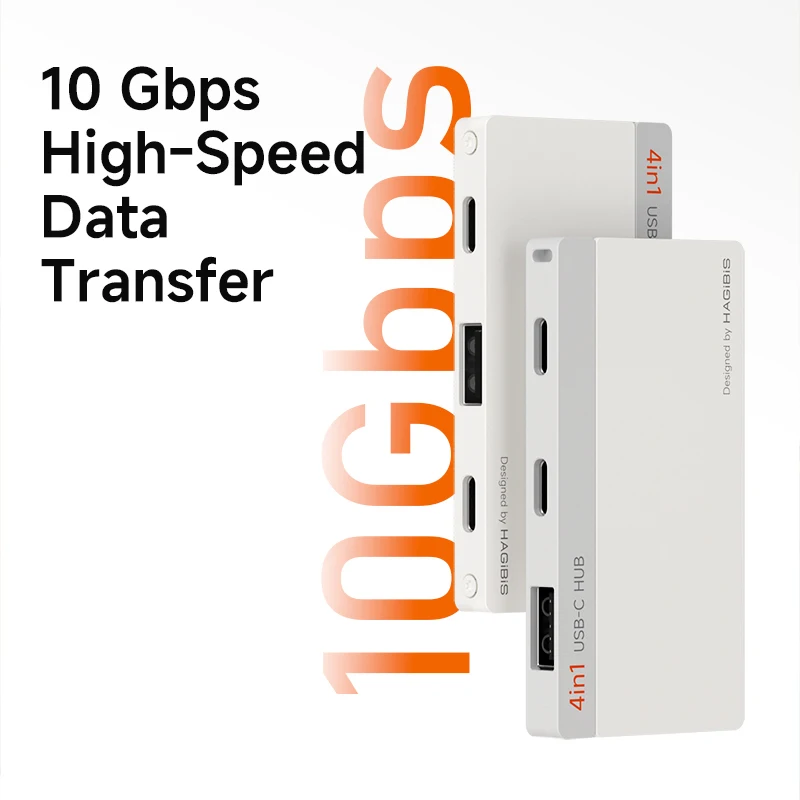 Hagibis Ultra Slim USB C Hub Multiport Type C Converter Adapter for Laptops 5Gbps/10Gbps Data 4K HDMI PD for Macbook Pro Air Neo view 5