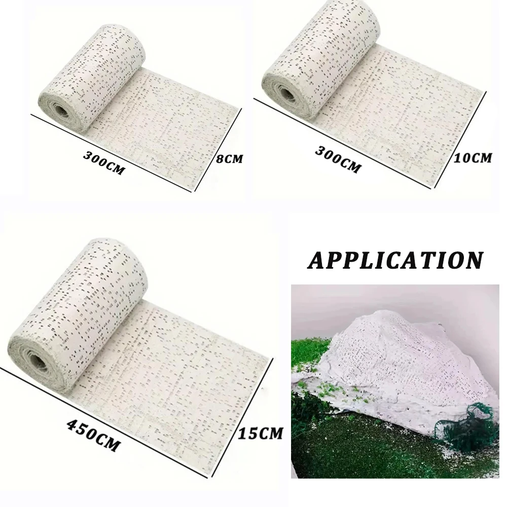 Diy Modellering Gipsdoek Gips Vormgeven Doek Militaire Zandtafel Bergterrein Scène Model Maken Materialen voor Diorama