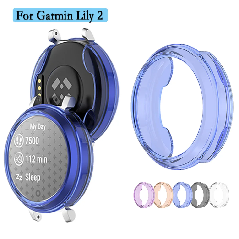 TPU Cover For Garmin Lily 2 Hollow Protector Shell Without Screen Protector Durable and Soft Watch Protection Supplies