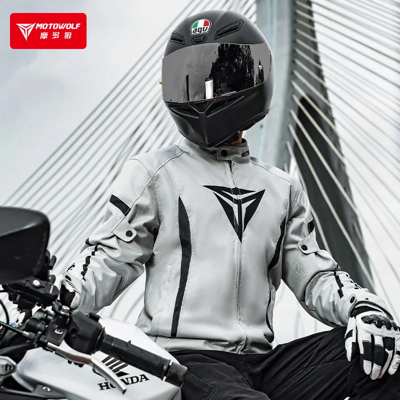 Winddichte Motorradjacke für Herren, verschleißfest, Anti-Fall-Motorrad-Reitjacke, abnehmbare warme Innenfutter, Motocross-Jacke