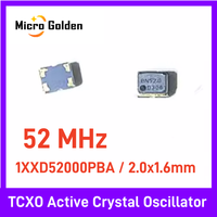 (10pcs) 1XXD52000PBA 2016 52M 52MHZ 52.000MHZ KDS Temperature Compensated Crystal Oscillator TCXO Active crystal oscillator