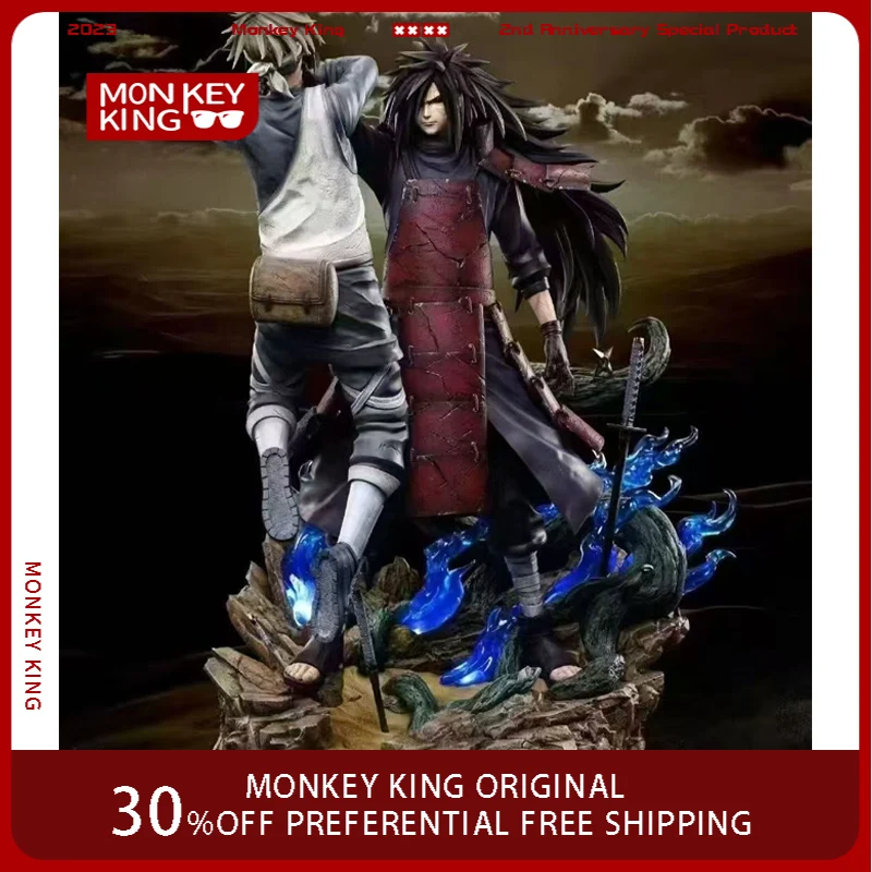 

37cm Cartoon Figure Uchiha Madara Monster Hunter Anime Game Model Collect Resin Desktop Decorations Holiday Gift Children Toy