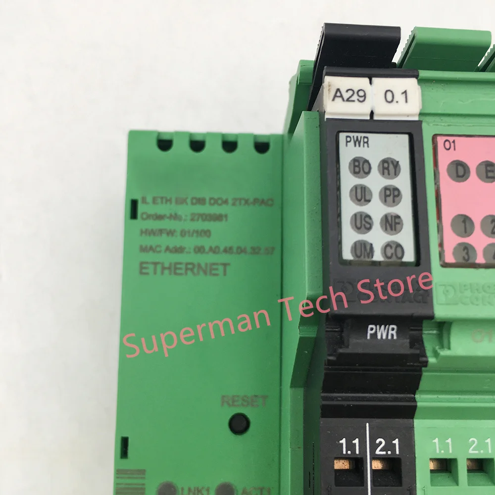 For Phoenix Power Supply IL ETH BK DI8 DO4 2TX-PAC 2703981