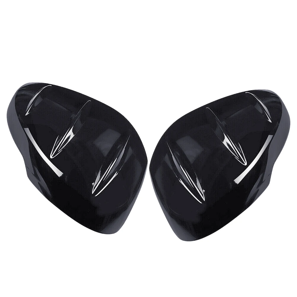 

1 Pair Front Left Right Side Door Rearview Mirror Cover Trim Cap Fit for Honda Civic 11th 2021 2022 2023 Glossy Black ABS
