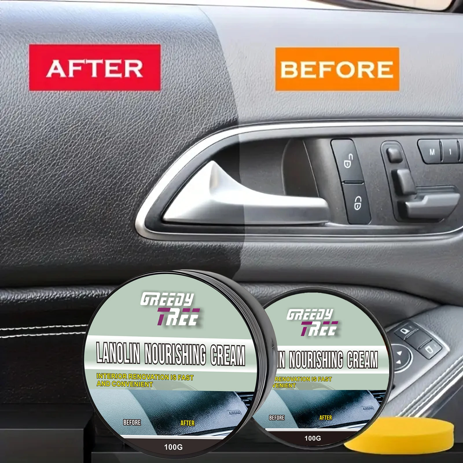 Car Plastic Renovation, Crystal Plated Wax, Repair Bumper Scratches, Car Interior Shell Becomes Black, Repair Plastic And Leathe image 4
