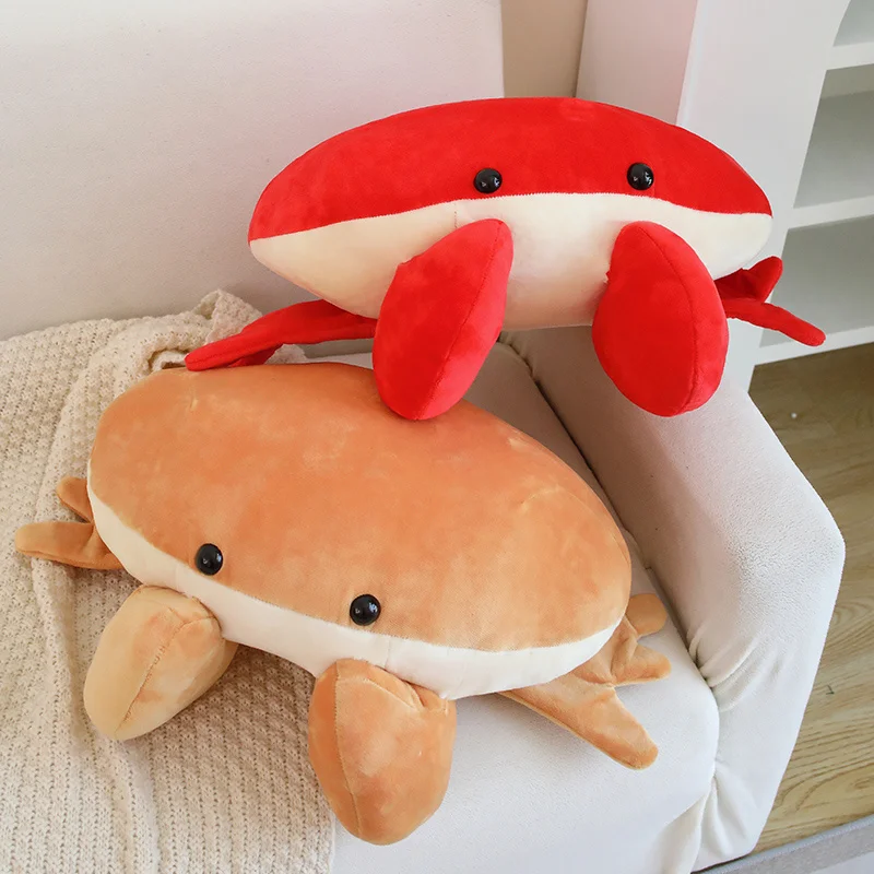 

Cute Soft Ocean Bread Crab Stuffed Toy Pillow Cushion Stuffed Toy Sofa Decoration Children's Toy Gift