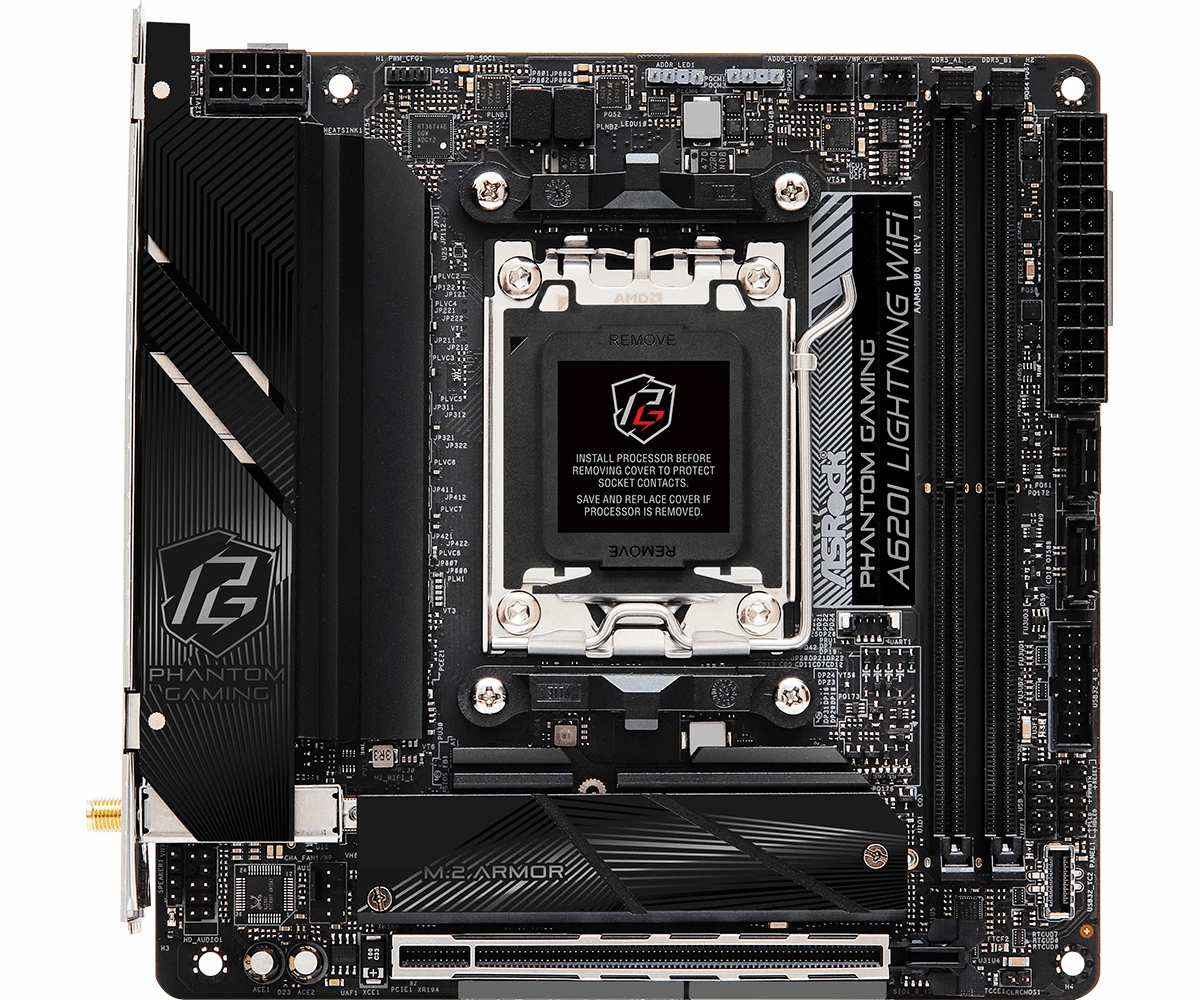 ASROCK A620I Lightning WiFi Mi - X870E Atx Motherboard recension och pris
