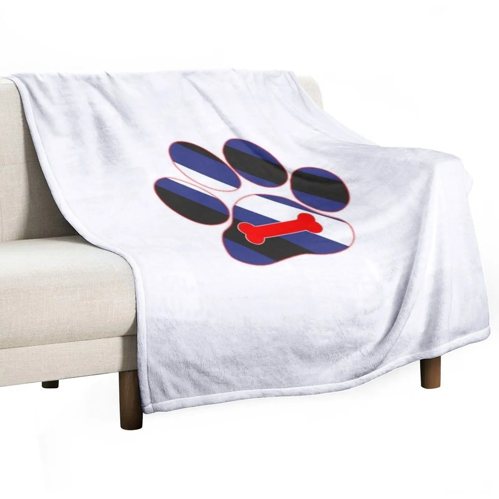 

puppy play paw Throw Blanket Bed Decorative Throw Blankets For Sofas Bed covers Blankets