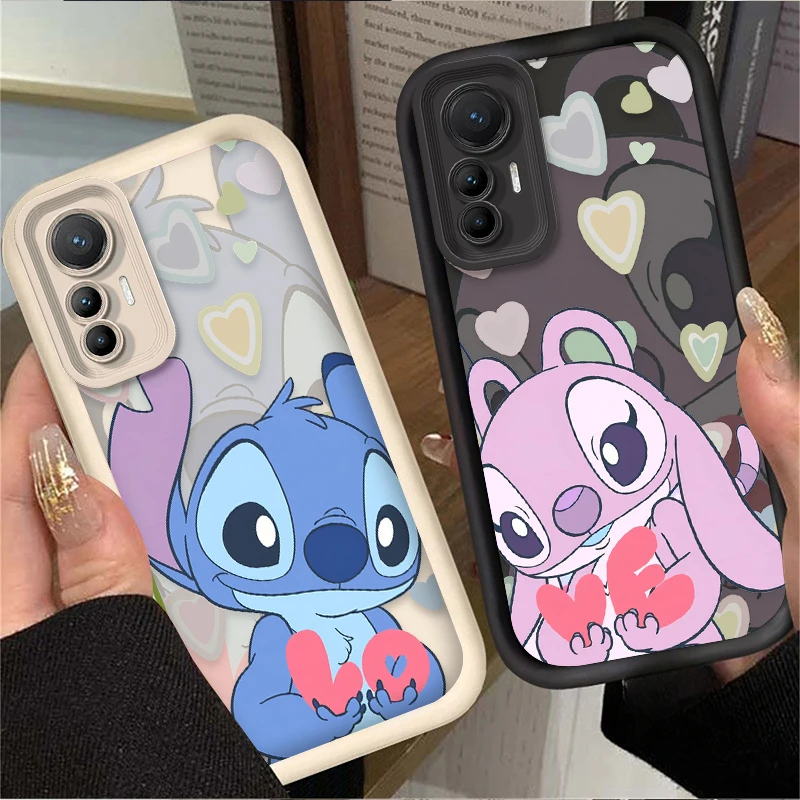 Disney Stitch Angel Love Case For Xiaomi POCO X6 X5 X4 GT X3 NFC F6 F5 F4 F3 M6 Pro 13T 12T 11T 13 12 11 Lite 5G NE Soft Cases