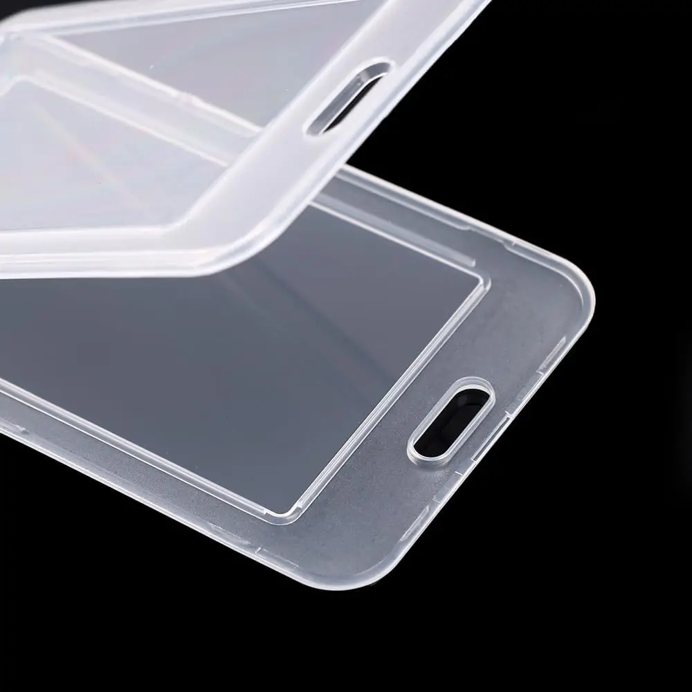 1-10 Stück wasserdichte, transparente, starre Plastikkartenhüllen, transparente ID-Kartenhüllen, Bus-, Bank-, Kredit- und Visitenkarten-Schutzhüllen – Detail 7