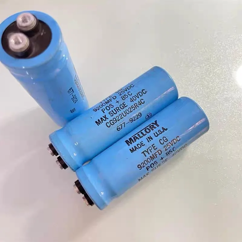 The electrolytic capacitor is 25V9200UF 35X105 Mallory 9200MFD25VDC CG922U025R4C