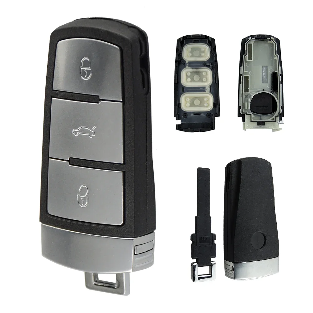 الذكية التحكم عن بعد مفتاح السيارة قذيفة غطاء ل باسات CC B6 B7 B7L CC R36 Maogotan B5 باسات 3C إدراج شفرة