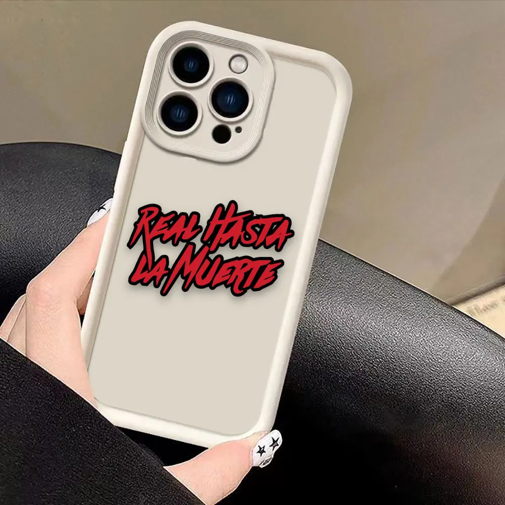 A-Anuel AA Real Hasta La Muerte Phone Case For Iphone Apple 17 AIR 16 16E 11 12 13 14 15 8 7 SE X XS XR Plus Pro Max Cover Case