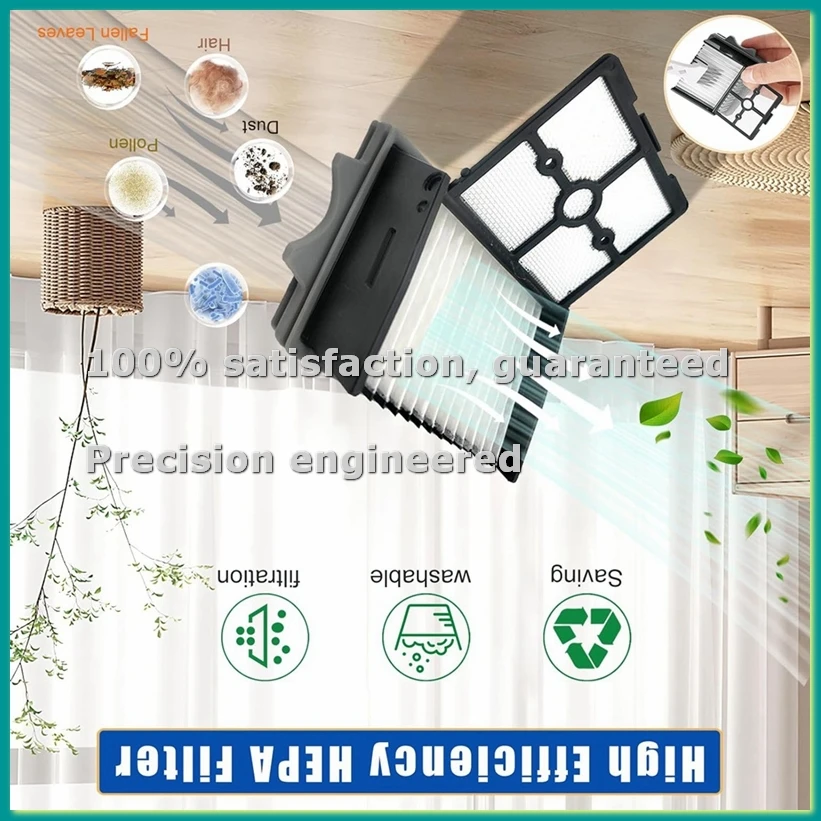 For Floor One S5 Combo Wet/Dry Vacuum Cleaner Roller Brushes and Filters Replacement Parts-A46I
