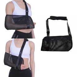 Breathable Arm Sling Mesh Adjustable Arm Support Shoulder Immobilizer For Injury Shoulder Elbow Wrist Rotator Cuff Women And Men