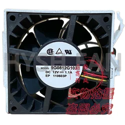 9G0812G103 8038 DC12V 1.1A Server Heat Dissipation Fan