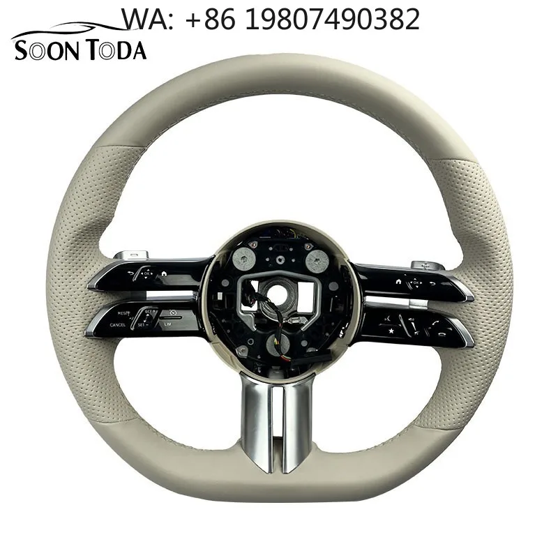 

Dragonfly Design PU Carbon Steering Wheel, Leather Sport Custom Parts Fit Luxury Sedan And Mid Size SUV Aftermarket Vehicle Mod
