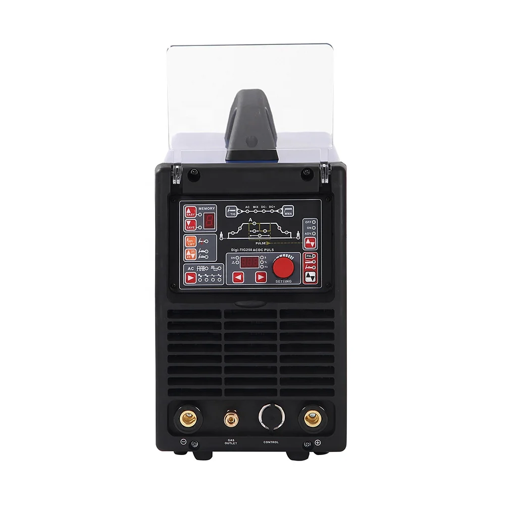 Inverter Digital Tig 250 AC DC Pulse TIG Arc Welding Machine