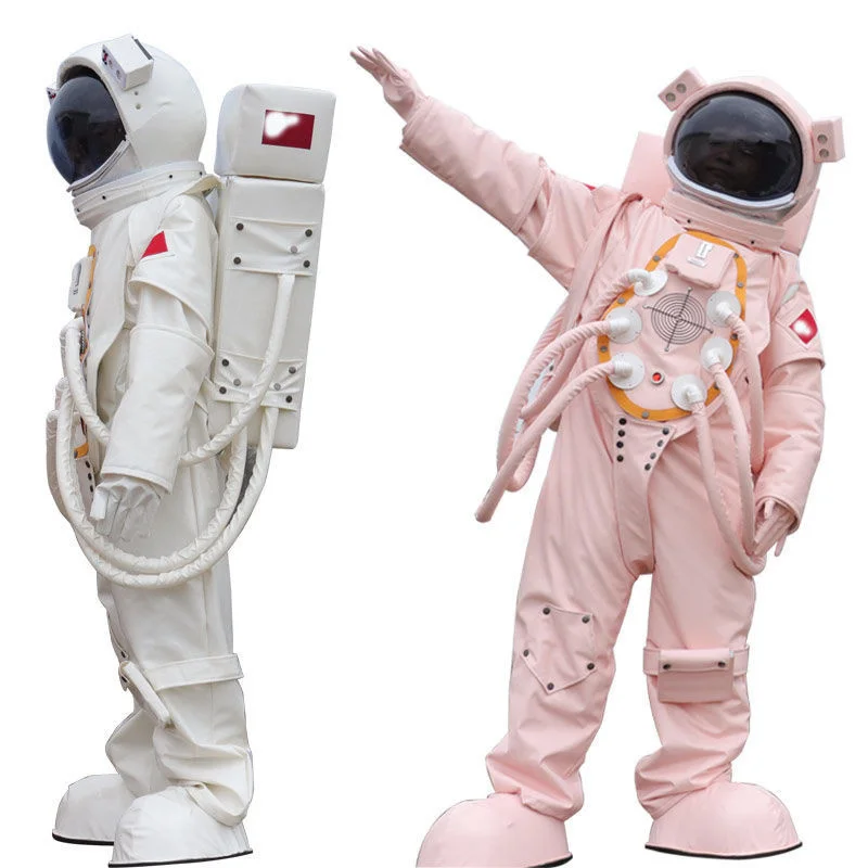 Halloween Spaceman Cosplay Costume Astronaut Cos Suit With Helmet Adult Inflatable Children\'s Day Photography Photo For Family