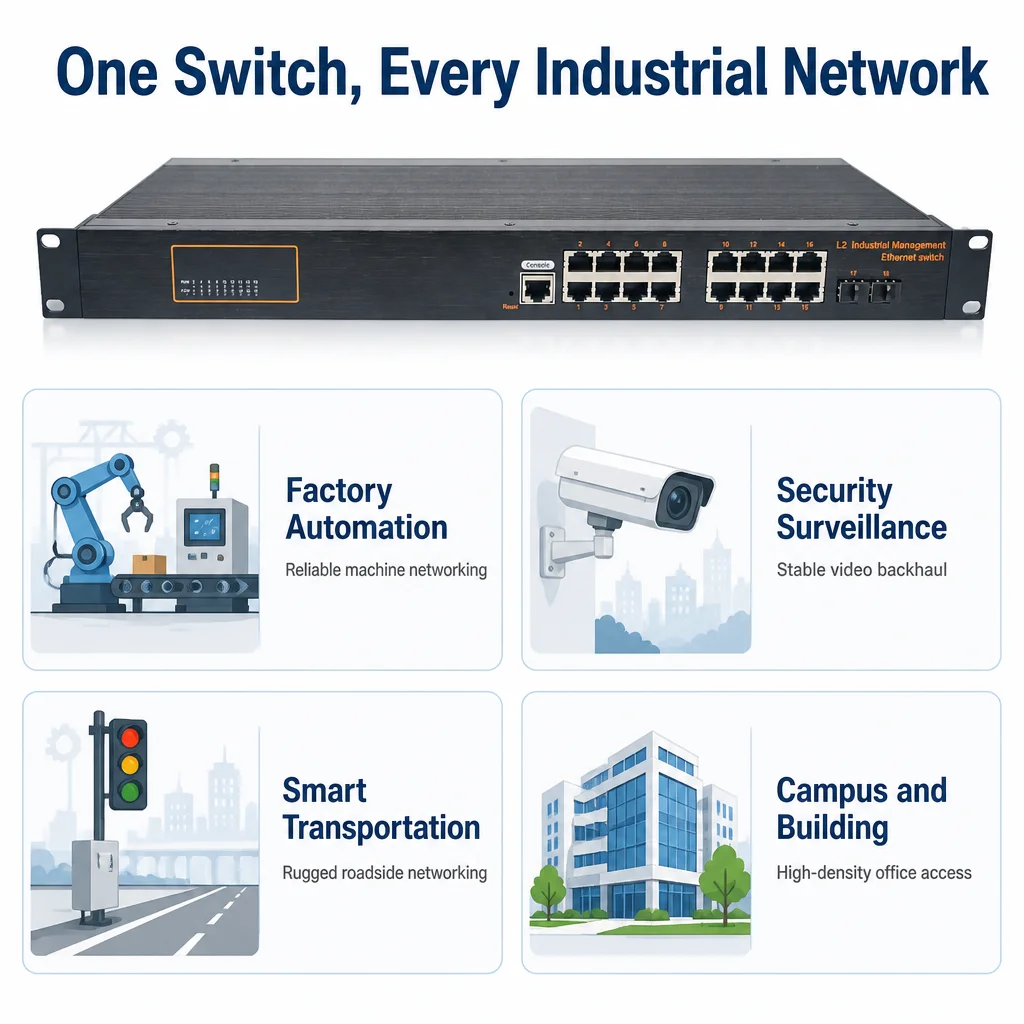 산업용 랙 마운트 방식의 관리형 기가비트 스위치, 16 - Network Switch Rack Mount 1U 리뷰 및 가격