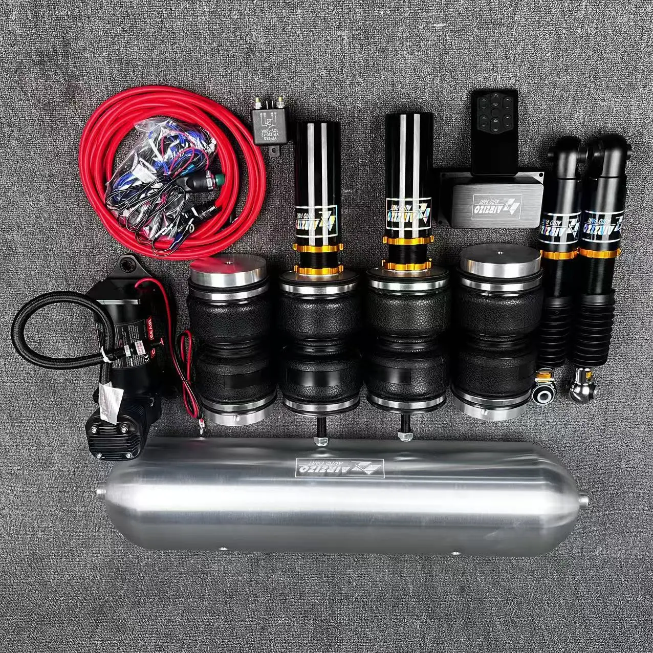 For Volvo 240 1974~1993/Air Suspension Kit /air Spring /air Strut Full kit with Controller Air Tank Compressor etc