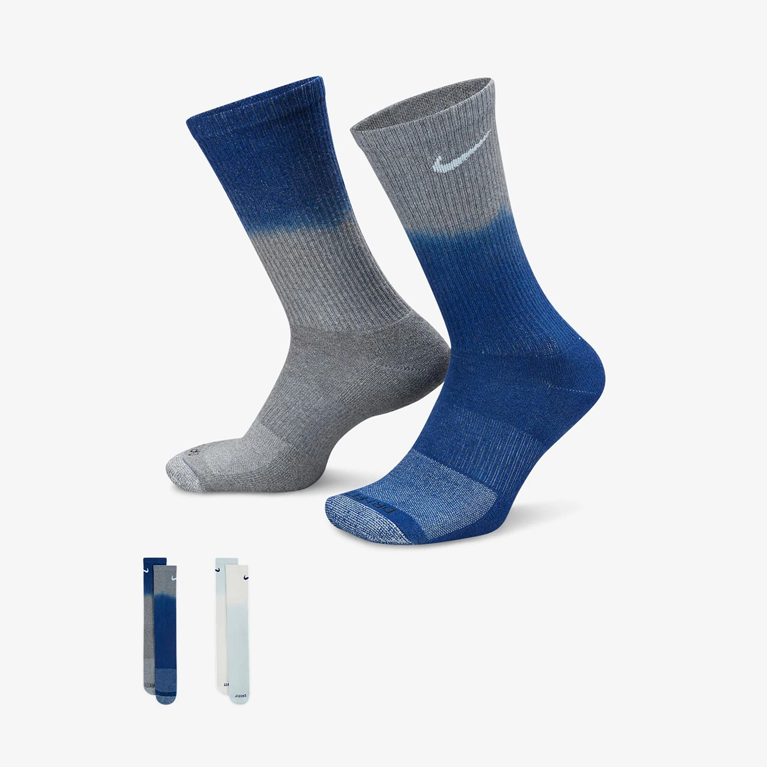 

Новые оригинальные зимние носки унисекс до середины икры Nike, комплект из 2 пар FQ1355-902