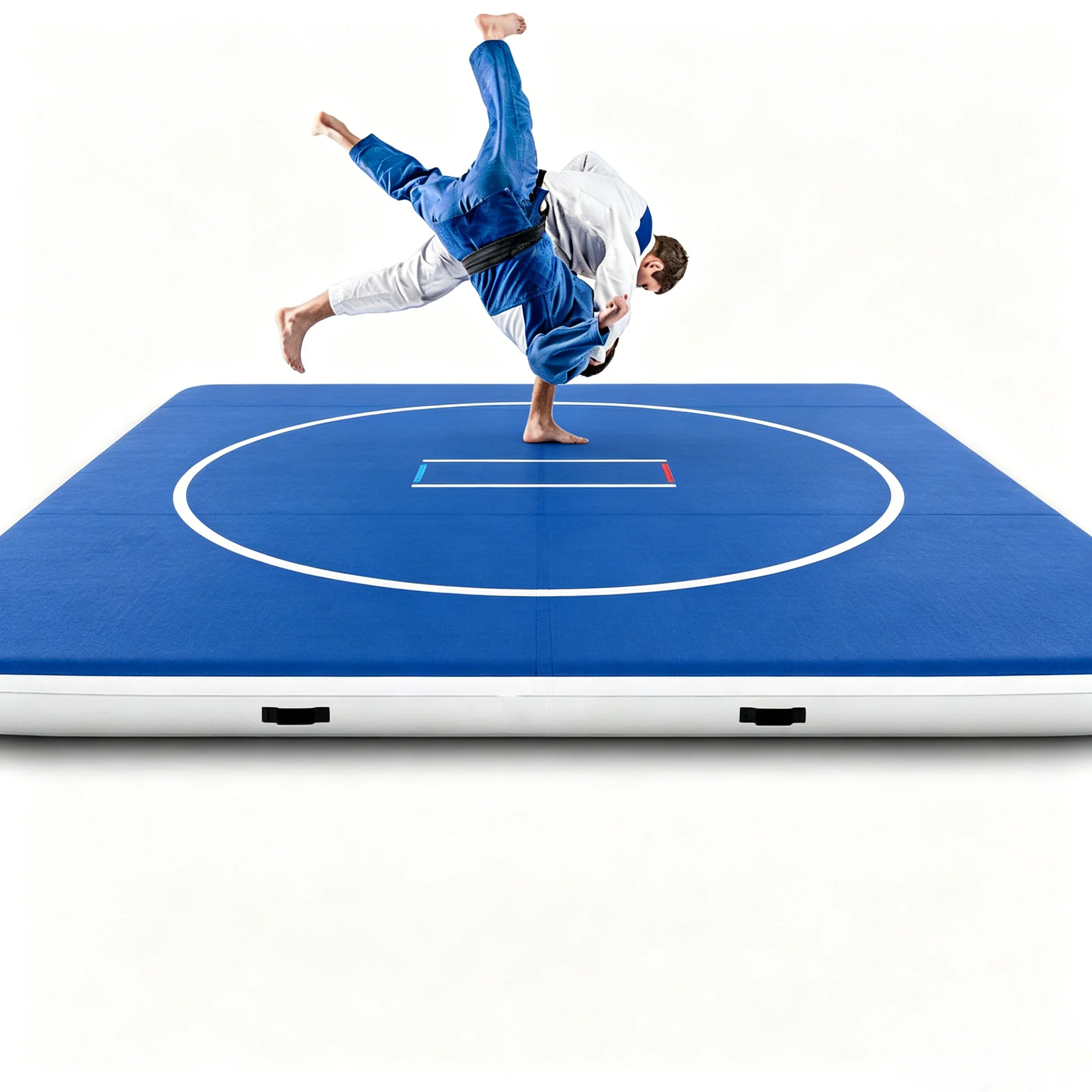 

Inflatable Wrestling Mat PVC Jiu Jitsu Mats Drop Stitch Fabric Gymnastics Training Mat