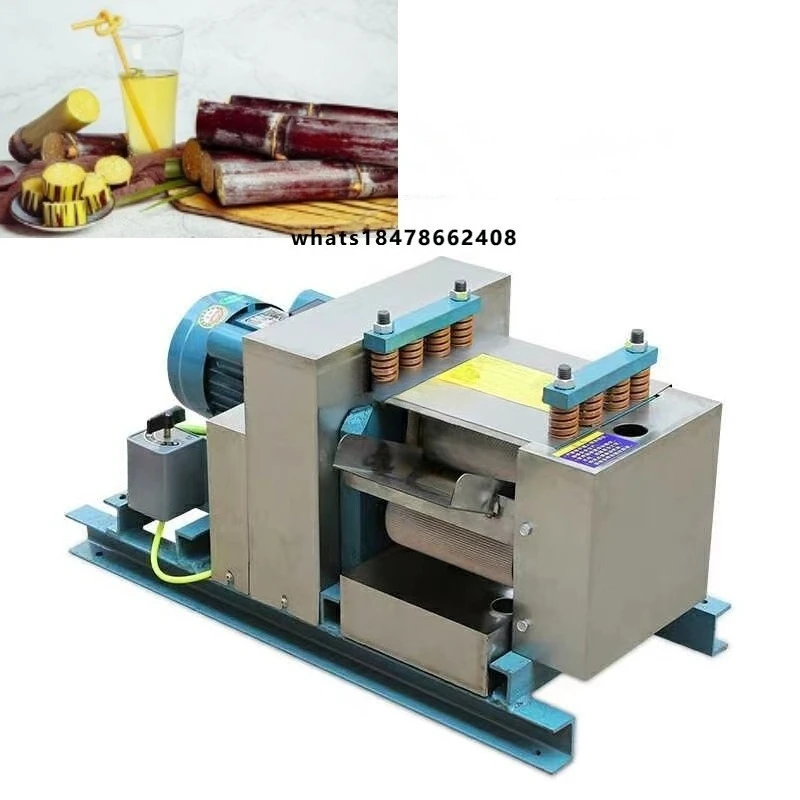 

Commercial Electric Automatic Sugarcane Juicer Machine Sugar Cane Press Juice Extractor 800kg/h