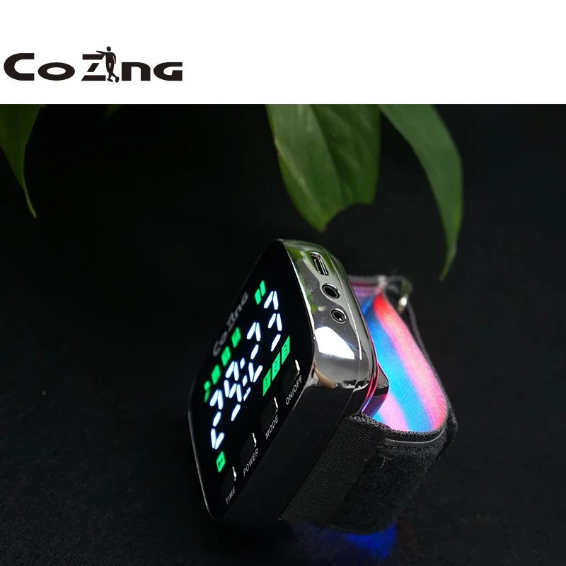 COZING Medical 4 Color Laser Therapy Acupuncture Watch Treatment Sinusitis Sore Tinnitus Lower Blood Pressure blood Clean Natura