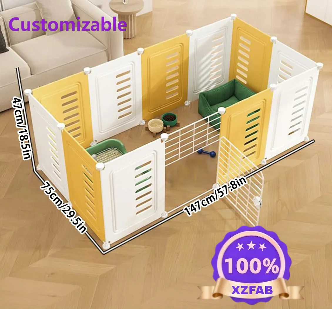 Factory Direct 2026 Pet Fence One Room One Guard Dog Indoor Dog Cage Medium Small Dog Teddy Bigbear Isolation Gate Guardrail