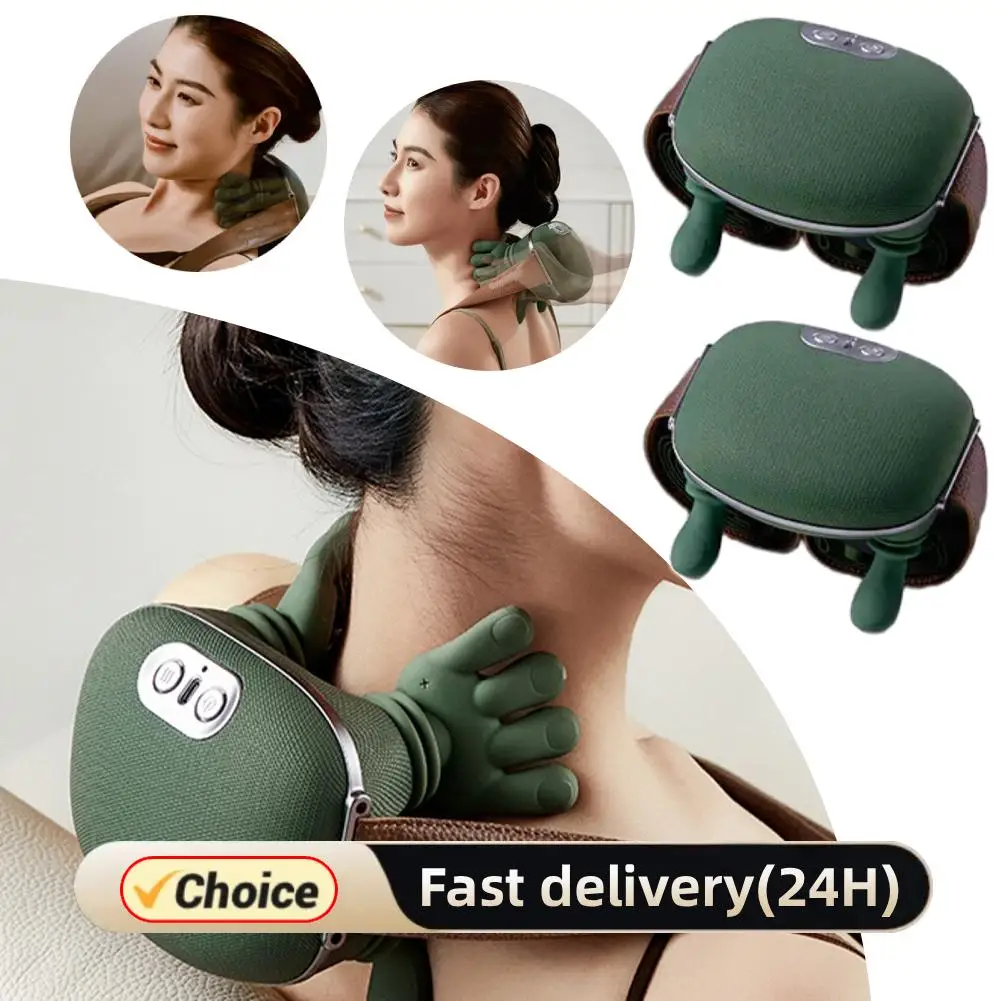 

Массажер для шеи Глубокие ткани Шиацу Массажер для шеи и плеч Беспроводной массажер для шеи Подарки для мамы, папы, мужчин, женщин, ее его