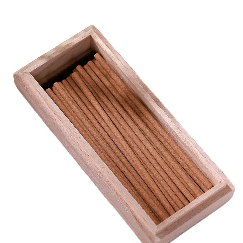 عصا بخور 10 سم، عطر خشبي، 0.3 مم، 20 قطعة لكل صندوق، بخور سفر، خشب العود، خشب الصندل، يمكن حرقها للبخور #5