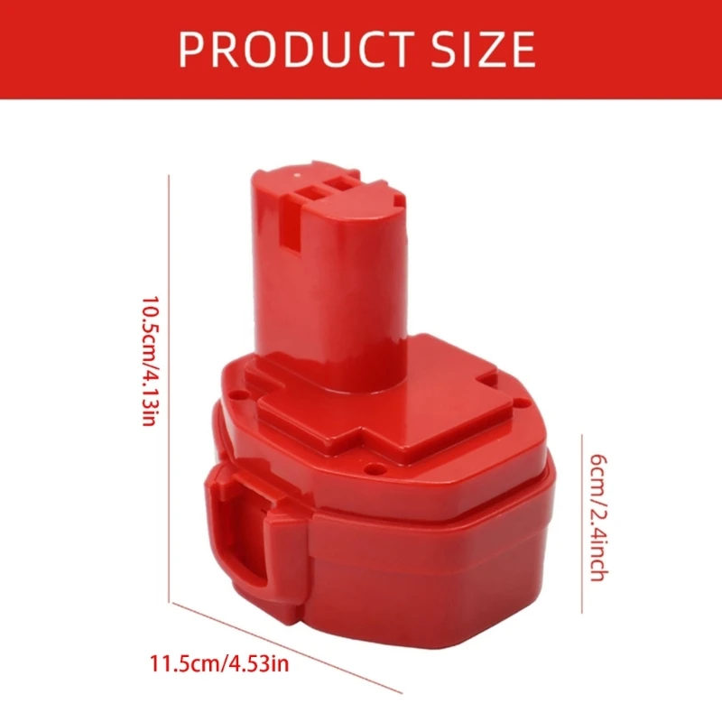 Protective Hosuing Shell for 9.6V 12V 14.4V 18V Tool Battery Not Included