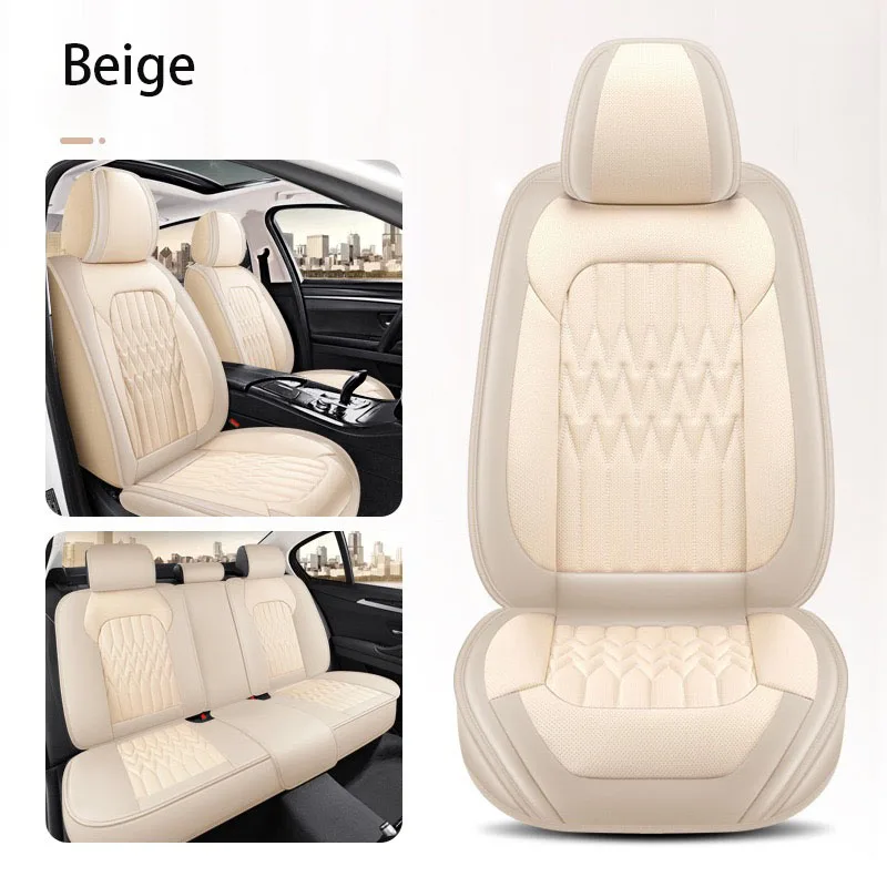 Universal Leather car seat covers For Honda CR-V e:NS1 HR-V INSPIRE LIFE UR-V XR-V all car model accessories Vehicle supplies