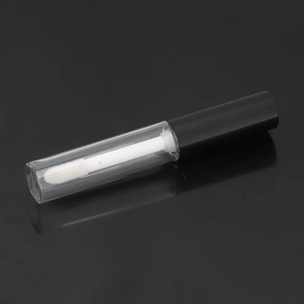 Lipstick Container Tube Clear Plastic Travel Size Makeup Brush Tube for Home and Travel Use