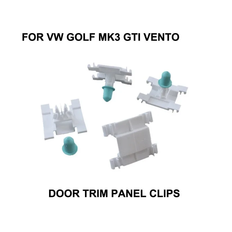 NEW! FOR VW GOLF MK3 GTI VENTO DOOR TRIM CLIPS EXTERIOR MOULDING VR6 1H0853585B x10 plastic clip