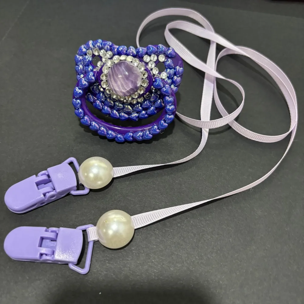 Adult Pacifier 3D Embossed Baby Clip Lovely Design Food Grade Silicone Soothe Restlessness Relax Gift Unisex