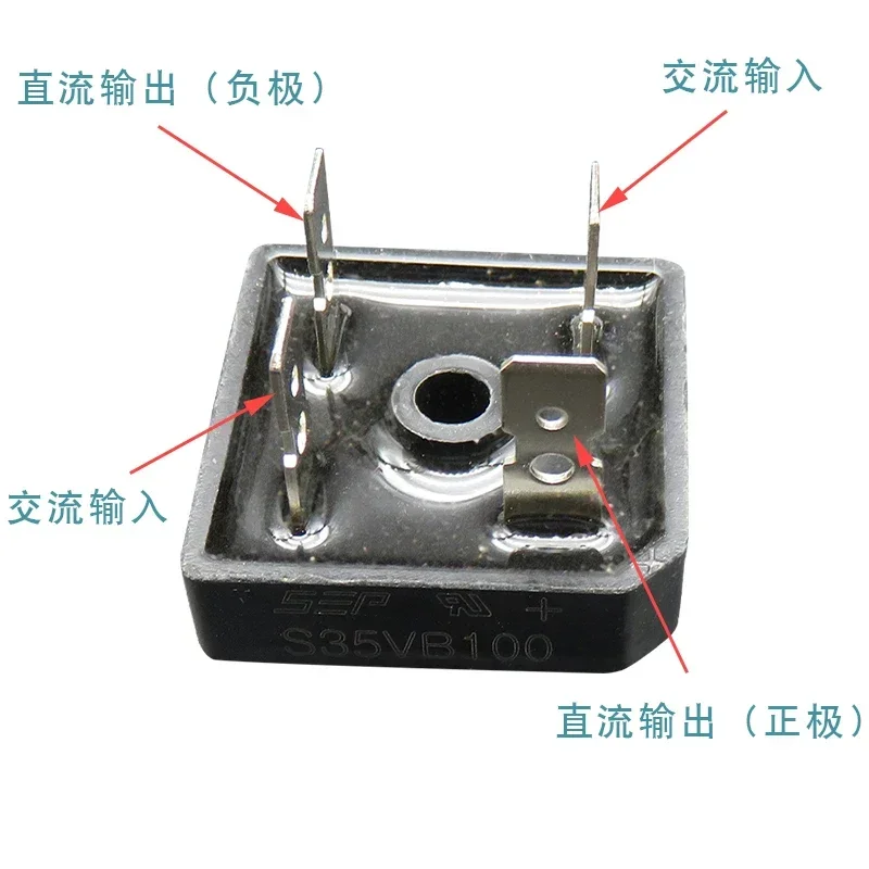

Новый выпрямительный мост для электросварочного аппарата S15/S25/S35/S50VB100-80-60 аксессуары для инвертора с плоской ножкой и квадратным стеком
