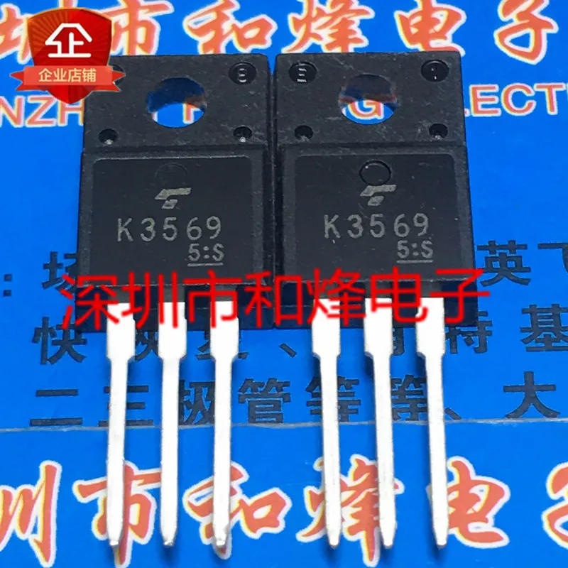 Original 5pcs/ 2SK3569 K3569  TO-220F 600V 10A