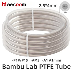 For Bambu Lab P1P/P1S AMS A1 mini 3D Printer PTFE Tube Teflonto Pipe Bowden Extruder 1.75mm ID2.5mm OD4mm Bambulab Teflonto Pipe