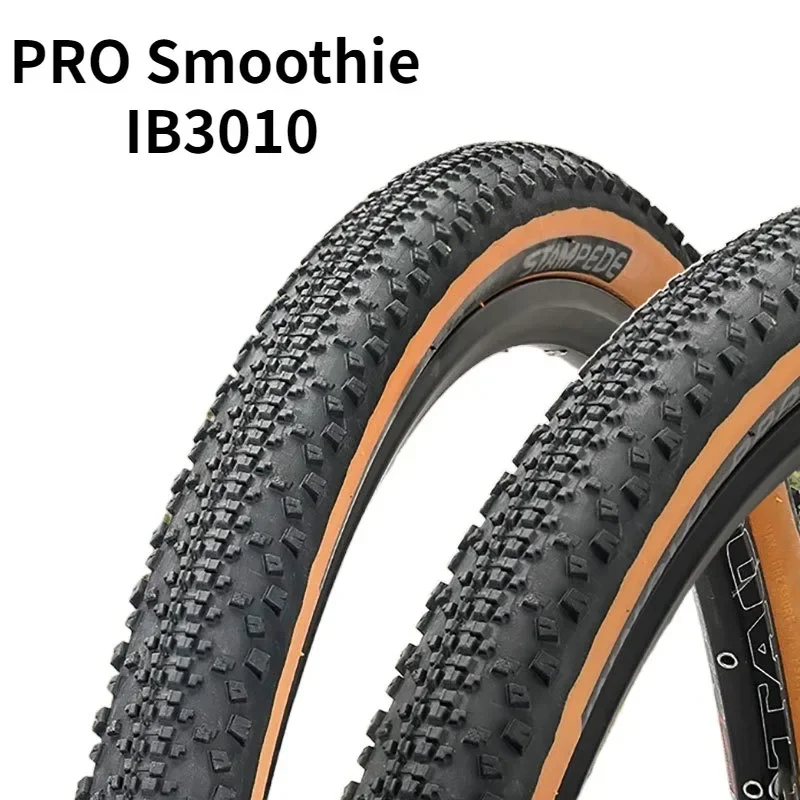 1pc Smoothie IB3010 Yellow Edge Gravel Road Bicycle Off road Outer Tire 700x25C/40C Ultra Light Anti Stab Tire