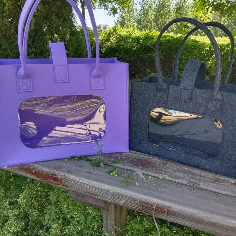 ใหม่Haikyuu Hinata Shoyo Kozume Kenmaอะนิเมะอุปกรณ์ต่อพ่วงสร้างสรรค์การ์ตูนน่ารักรุ่นQแบบพกพาขนาดใหญ่ความจุFeltกระเป๋า