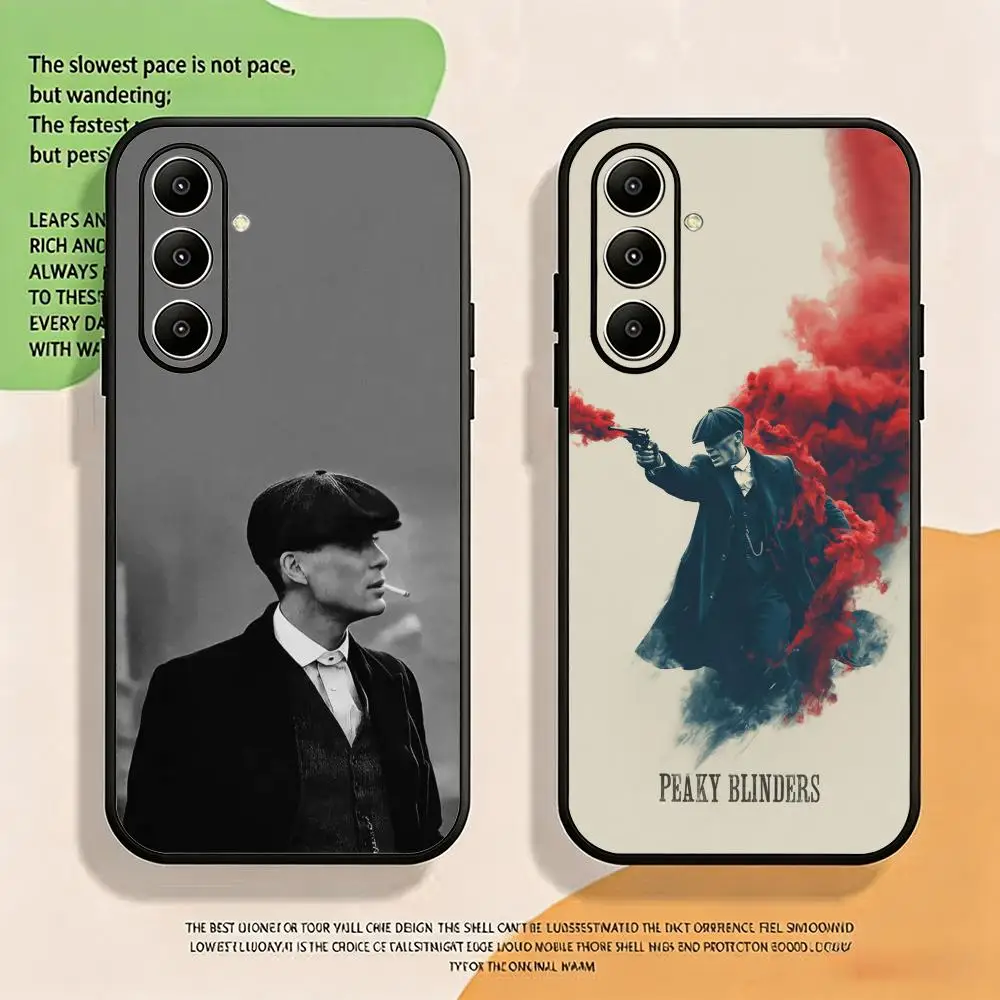 Peaky Blinders The Immortal Man Phone Case For Samsung Galaxy S26 S25 S24 S23 S22 S21 S20 Plus Ultra Note20 Soft Black