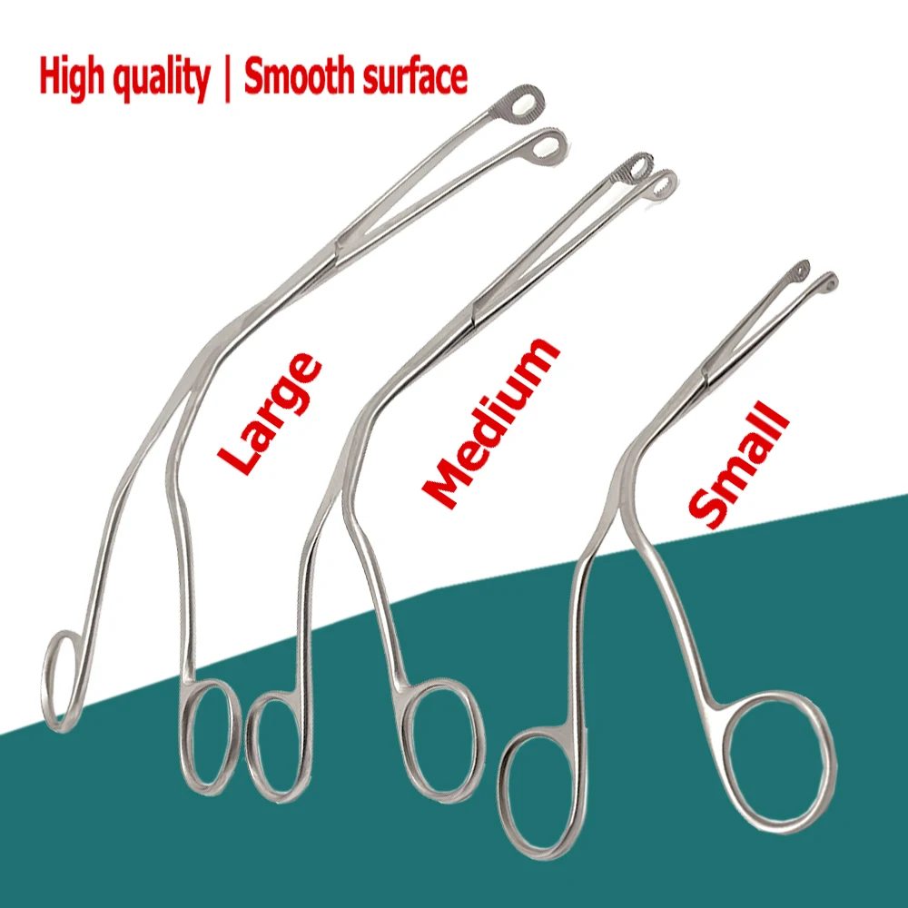 

Durable Stainless Steel Magill Forceps for Anesthesia ENT Airway Management Laryngoscopy Tracheal Intubation