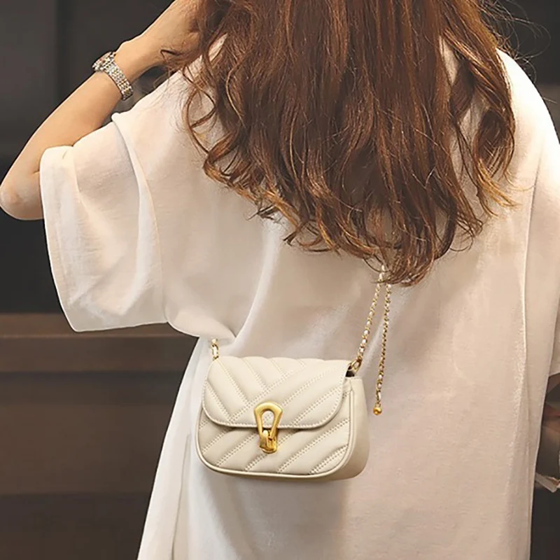 

Ladies Small Cow Split Leather Retro Crossbody Bag Women's Casual Underarm Shoulder Bags Female Luxury Designer Commute Handbags