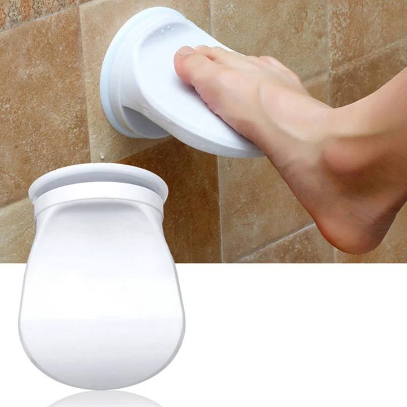 1Pc Bathroom Footrest Shower Foot Rest Shaving Leg Step Holder Wall Mounted Pedal Step Suction Cup Non Slip Foot Pedal Wash Feet