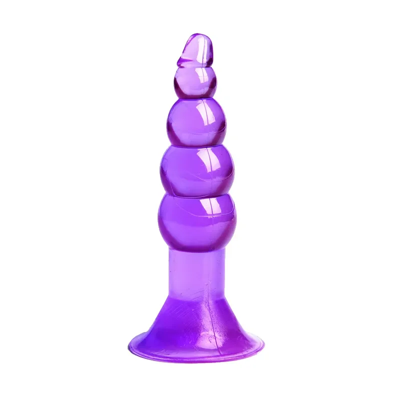 Soft Silicone Anal Plug Anus Masturbator Butt Plugs Expansion Erotic Anal Beads Adult Toy Sexy Anal Toys for Women Gay Couple view 3