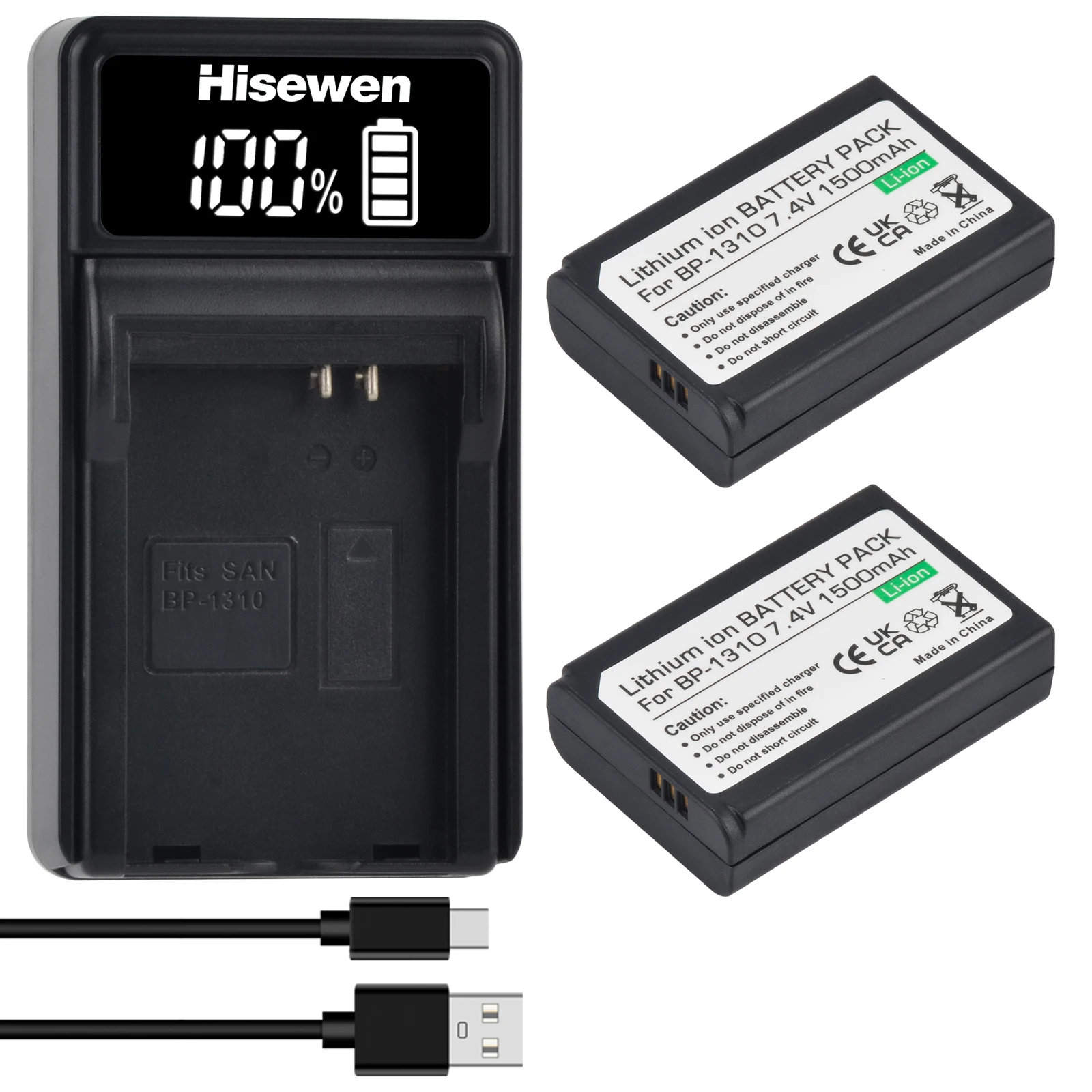 BP-1310 BP1310 BP BP1310 Battery and Charger for Samsung Digital Cameras for NX5 NX10 NX11 NX20 NX100 1500mAh
