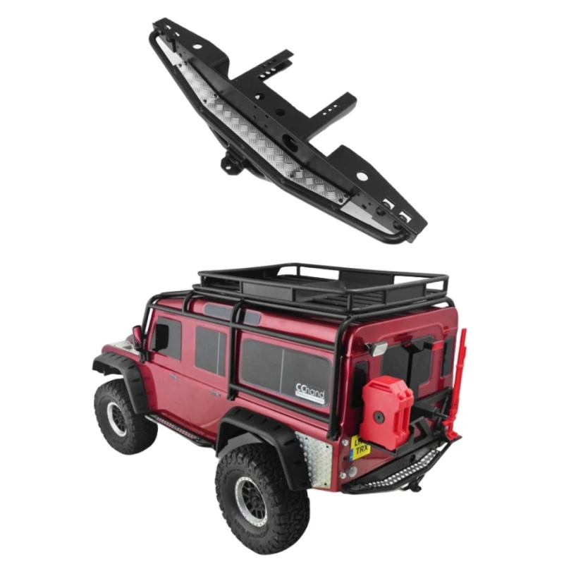 

Full Metal Tail Bumper for 1/10 Scale Radio Control Car TRX-4 Chassis Land Defender D110 Body Shells R/C OFFROAD Truck Upgrades